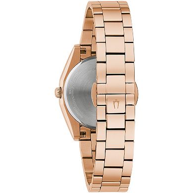 Bulova Women's Surveyor Women's Rose Gold-Tone Stainless Steel Watch - 97P156