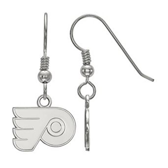 LogoArt Sterling Silver Philadelphia Flyers Mini Logo Dangle Earrings