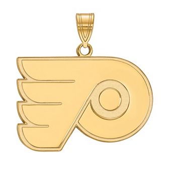 LogoArt 10k Gold Philadelphia Flyers Large Logo Pendant