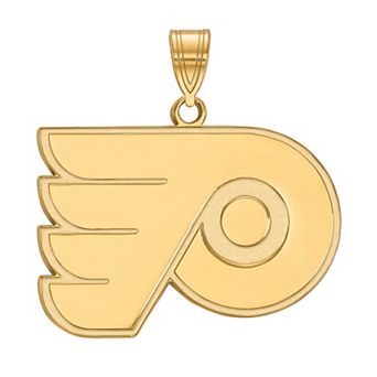LogoArt Sterling Silver Philadelphia Flyers Large Logo Pendant
