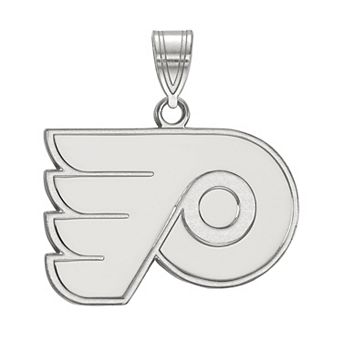 LogoArt 14k Gold Philadelphia Flyers Medium Logo Pendant