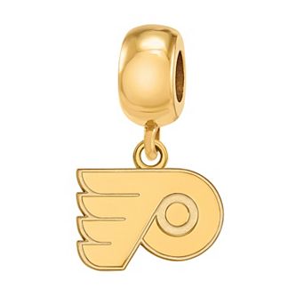 LogoArt Sterling Silver Philadelphia Flyers Mini Logo Dangle Bead Charm