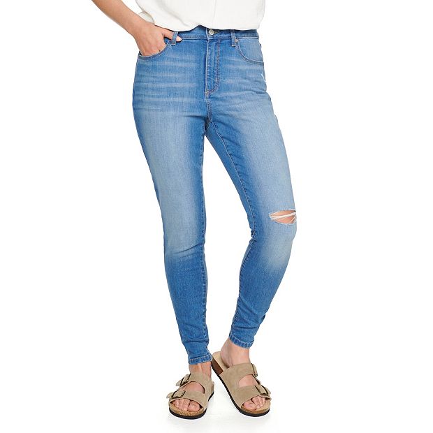 Petite Curvy High Rise Skinny Jeans