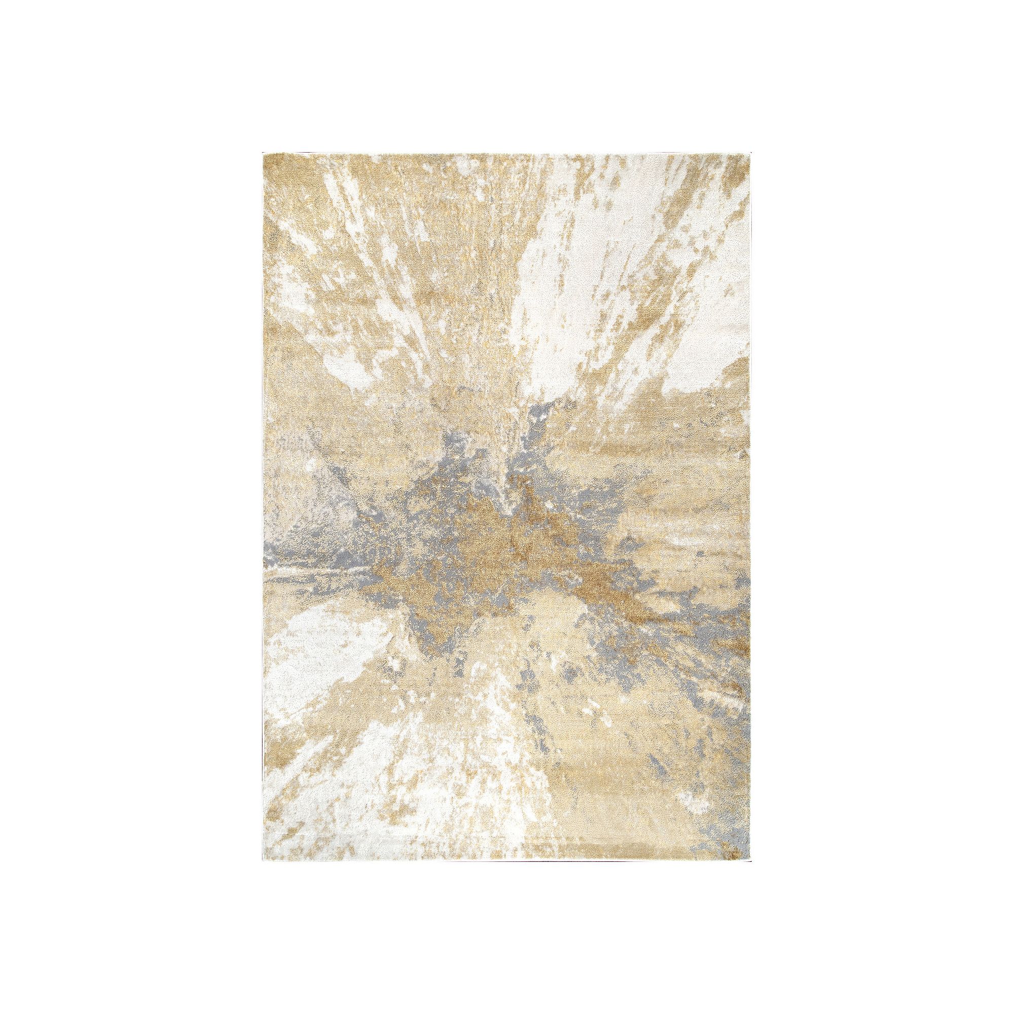 nuLOOM Contemporary Abstract Cyn Rug, Gold