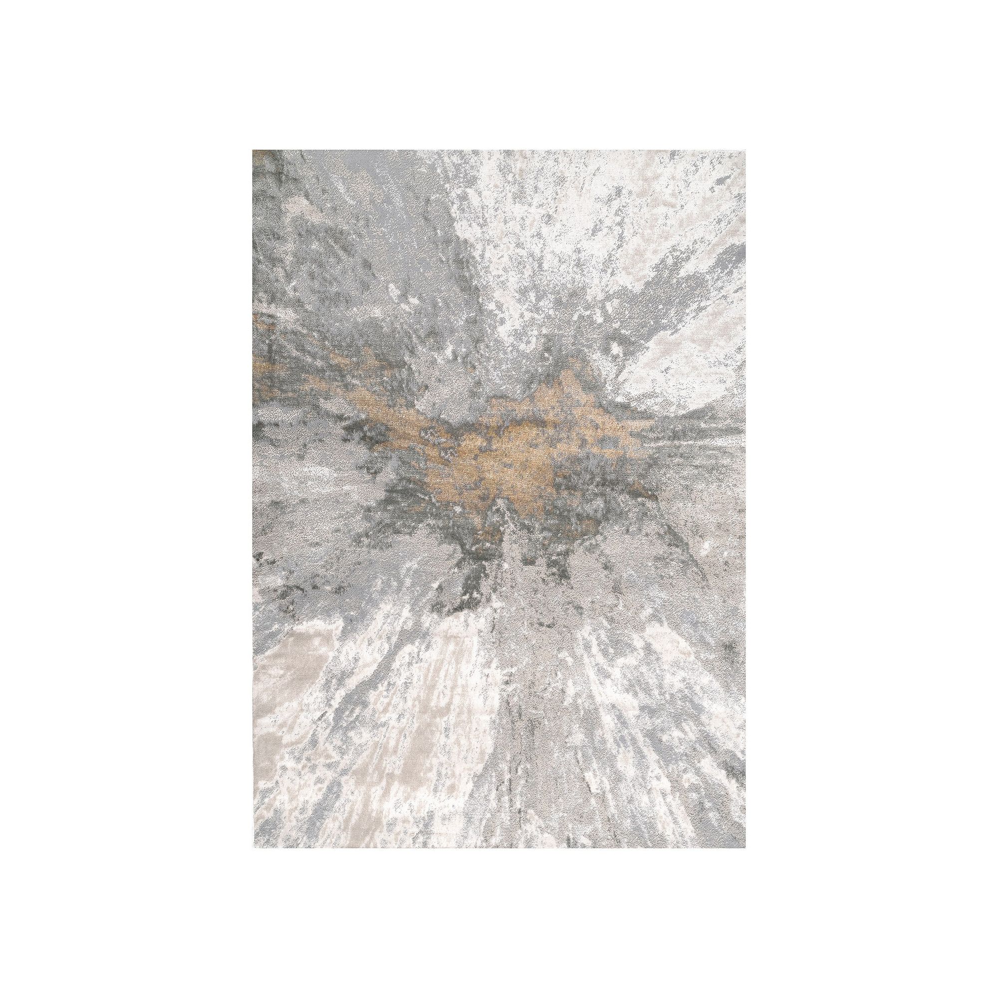 nuLOOM Contemporary Abstract Cyn Rug, Silver