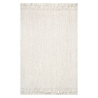 nuLOOM Braided Courtney Tassel Indoor Outdoor Rug