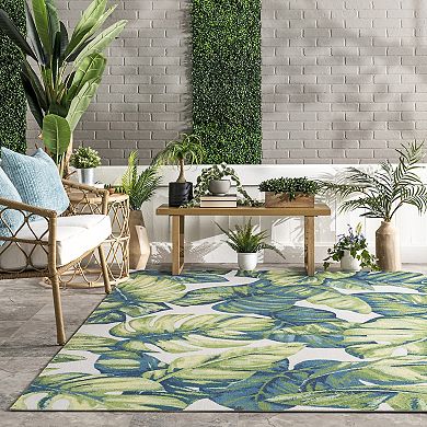 nuLOOM Contemporary Floral Lisa Rug