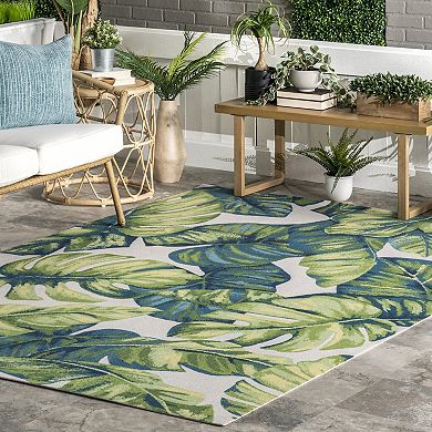 nuLOOM Contemporary Floral Lisa Rug