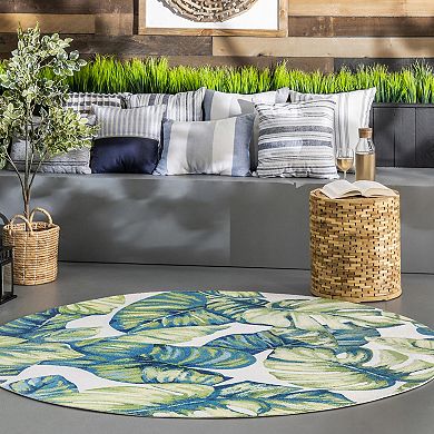 nuLOOM Contemporary Floral Lisa Rug