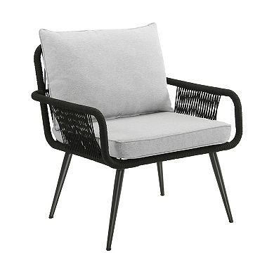 Alaterre Furniture Andover All-Weather Outdoor Accent Chair 2-piece Set