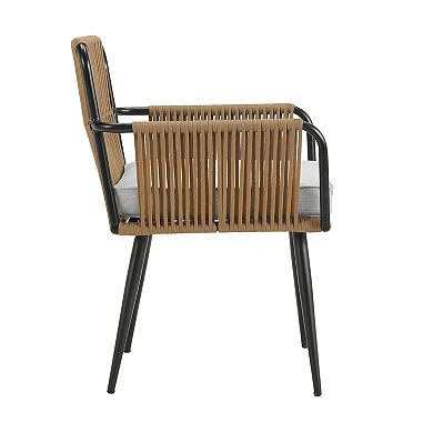 Alaterre Furniture Alburgh All-Weather Outdoor Bistro Chair & Dining Table 5-piece Set