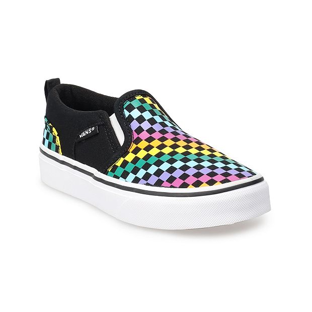 Vans rainbow top checkered