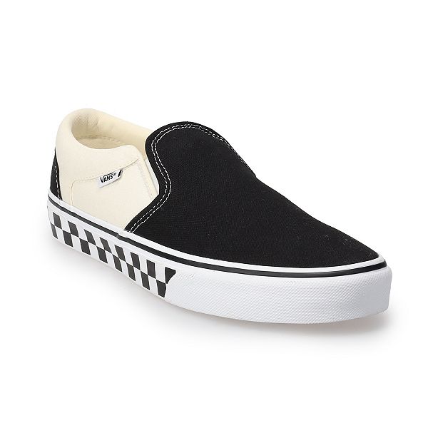 Vans white slip hot sale ons kohls