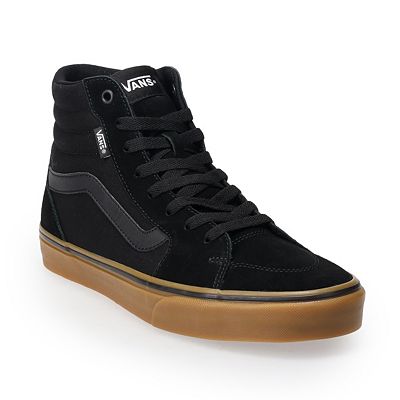 Mens high top vans black online