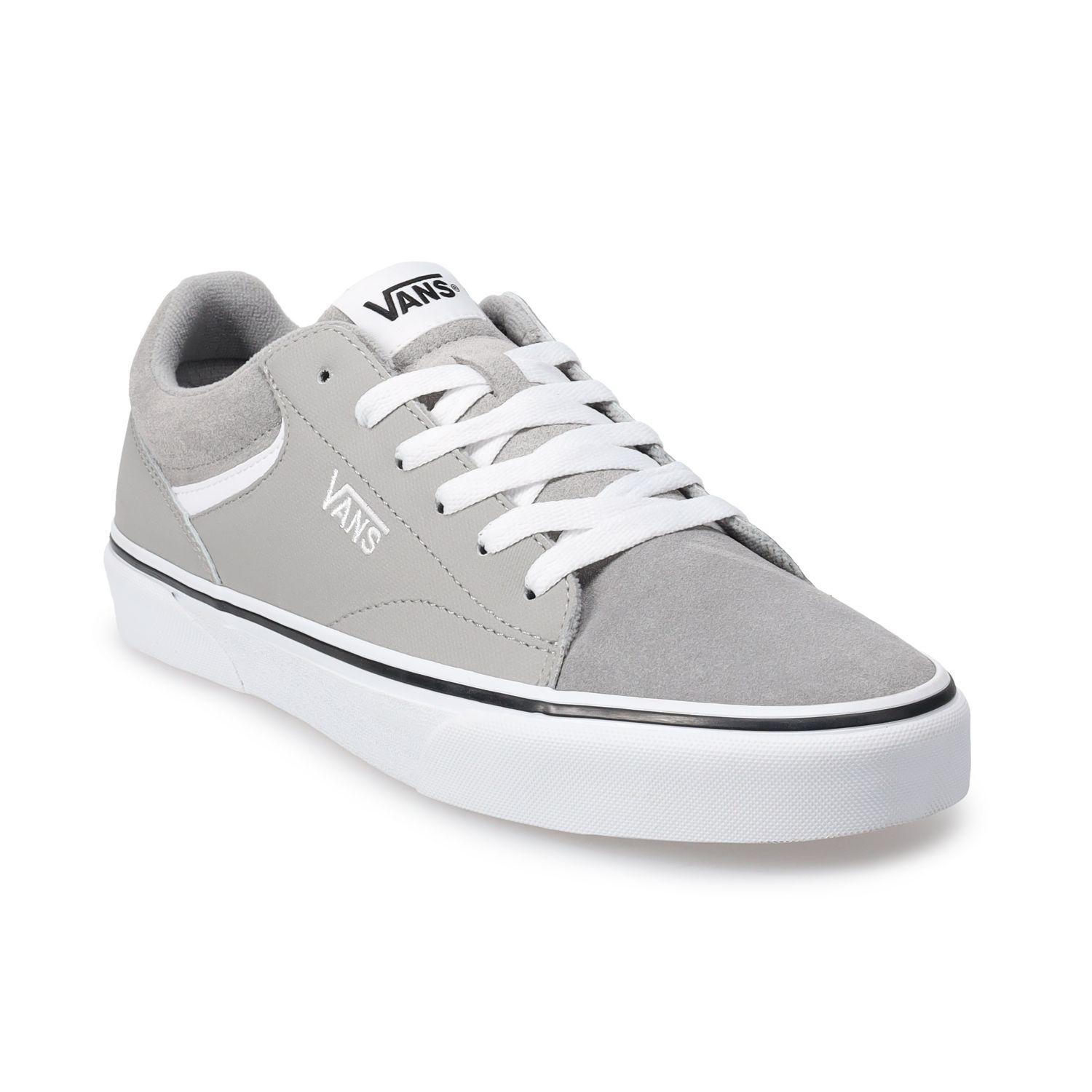 gray shoes vans