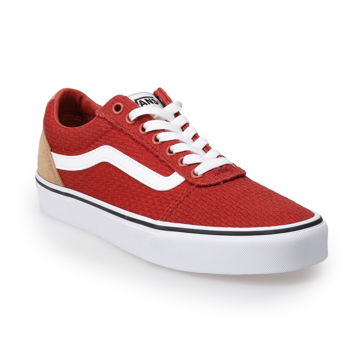 vans shoes for men red