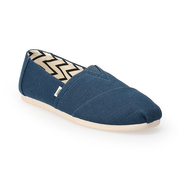 TOMS Heritage Canvas Women's Alpargata Shoes - Majolica Blue (8)