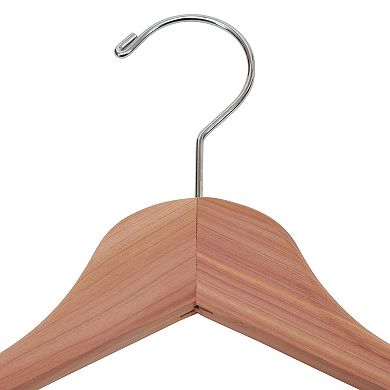 Household Essentials Slim Cedar Hangers 12-pack Set