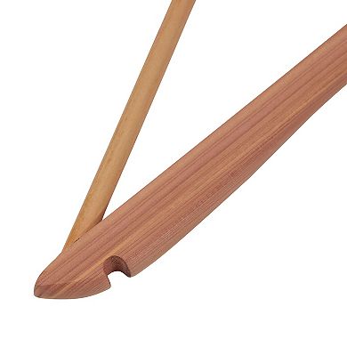 Household Essentials Slim Cedar Hangers 12-pack Set