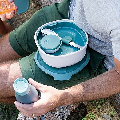 BergHOFF Leo To-Go Salad Bowl With Flatware Set