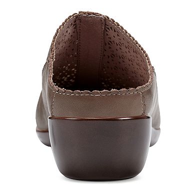 Easy Spirit Dusk Women's Perforated Leather Mules