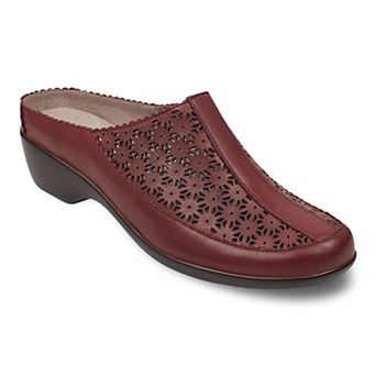 Easy Spirit Dusk Women's Perforated Leather Mules