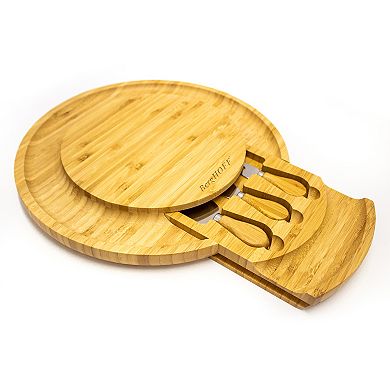 BergHOFF 6-pc. Bamboo Cheese Board Set with Tools