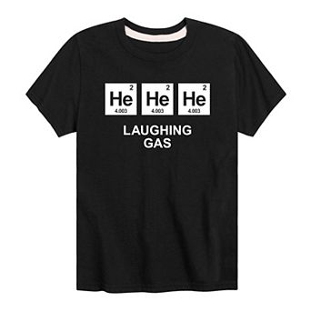 Boys 8-20 Periodic Table "Laughing Gas" Tee