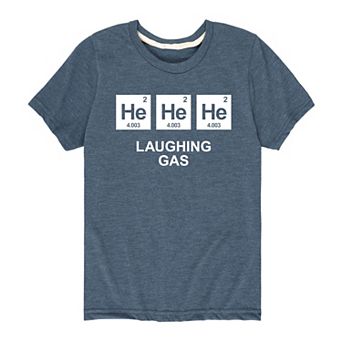 Boys 8-20 Periodic Table "Laughing Gas" Tee
