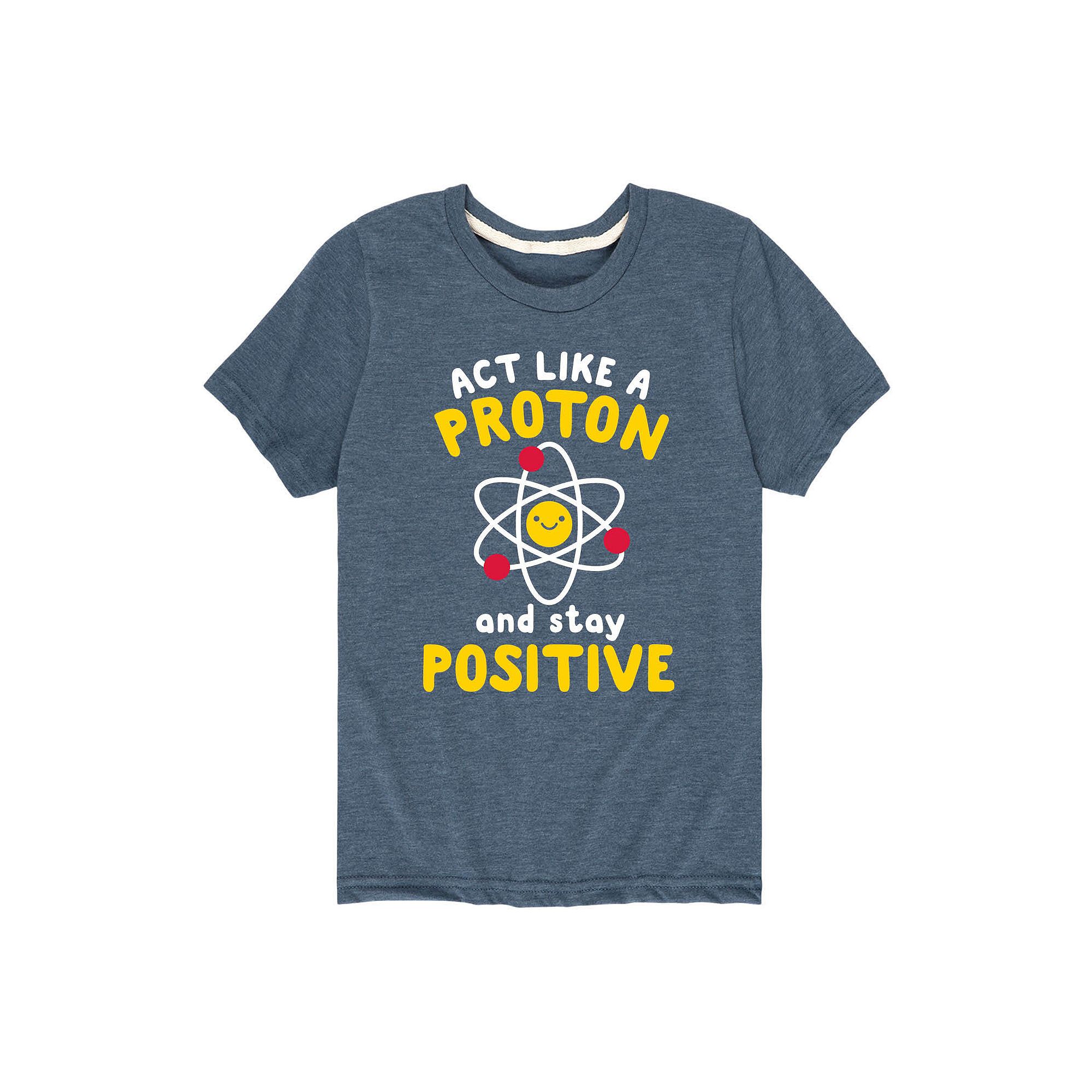 Boys 8-20 Act Like A Proton Stay Positive Atom Tee, Boys, Size: Small