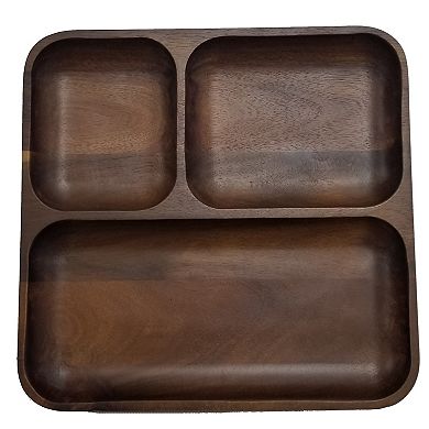 BergHOFF Divided Acacia Wood Tray