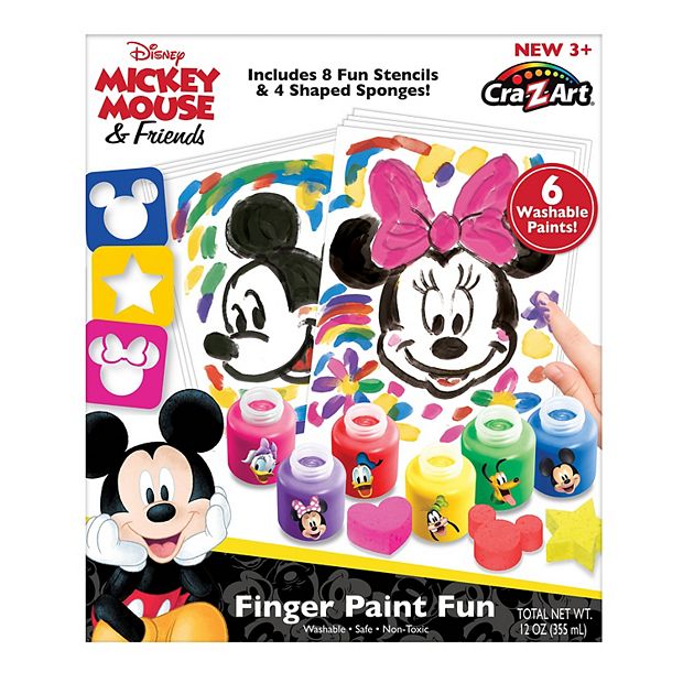 DIY Sponge Finger Painting Kit Hand Arts And Crafts for Kids Ages