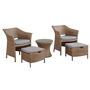 Alaterre Furniture Kokoli All-Weather Conversation 3 pc Set