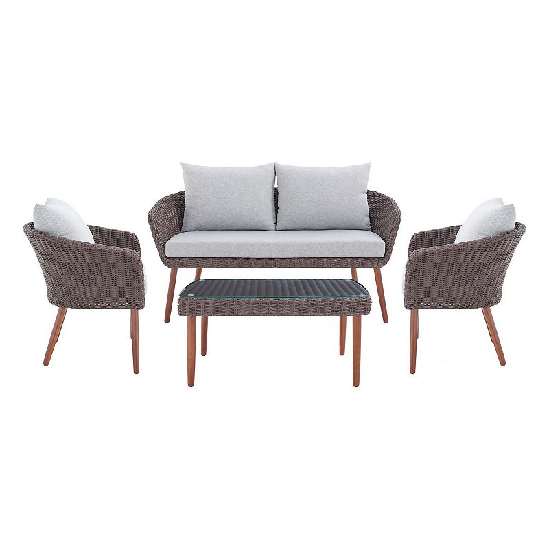 33436853 Alaterre Furniture Athens All-Weather Wicker Outdo sku 33436853