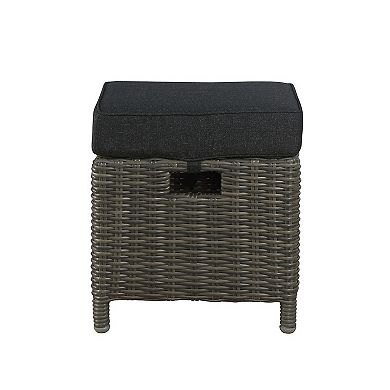 Alaterre Furniture Asti All-Weather Wicker Outdoor Seating 3-piece Set