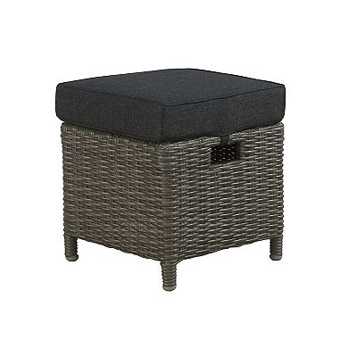 Alaterre Furniture Asti All-Weather Wicker Outdoor Seating 3-piece Set