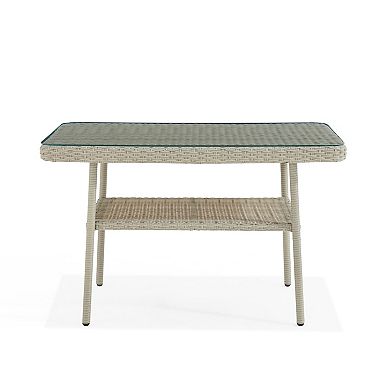 Alaterre Furniture Windham Outdoor Wicker Coffee Table