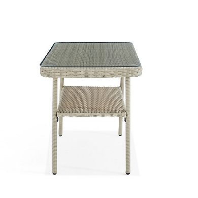 Alaterre Furniture Windham Outdoor Wicker Coffee Table