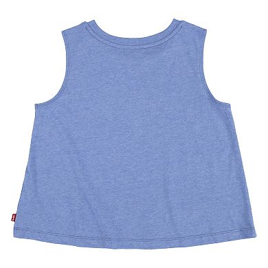 Levi'S Kids Lvg Meet & Greet Daisy Tank Fille 10 Ans Bleu Marine Véritable