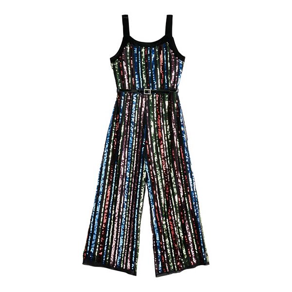 Sequin store jumpsuit girls