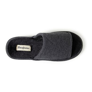 Dearfoams Demi-Rib Knit Women's Slide Slippers