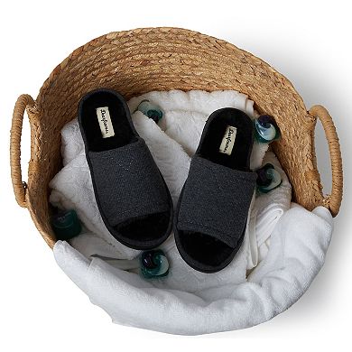Dearfoams Demi-Rib Knit Women's Slide Slippers