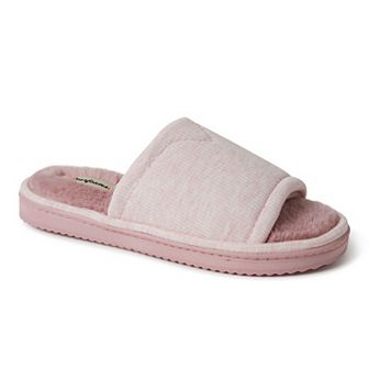 Dearfoams Demi-Rib Knit Women's Slide Slippers
