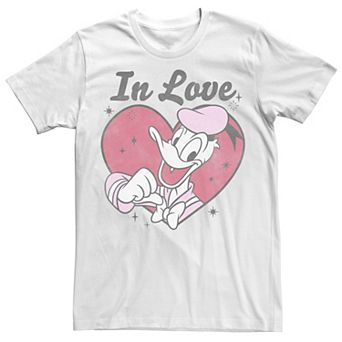 Disney's Mickey And Friends Men's Valentine's Day Donald In Love Tee