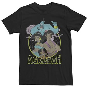 Disney's Aladdin Group Shot Agrabah Circle Men's Tee
