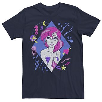Disney's The Little Mermaid Retro Ariel Men's Tee