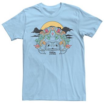 Disney's Raya And The Last Dragon Tuk Tuk Neon Patterns Men's Tee