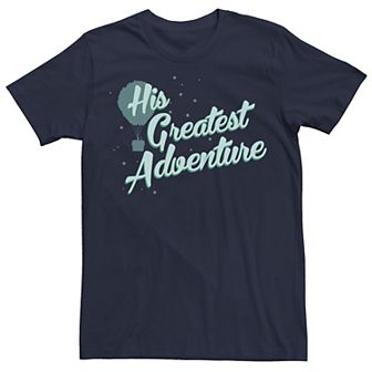 Disney / Pixar's Up Men's Valentine's Day His Greatest Adventure Tee
