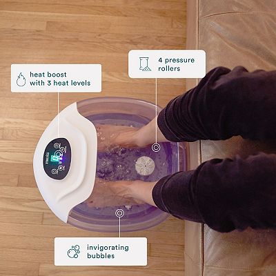 Salt-N-Soak Footbath with Heat Boost - Homedics