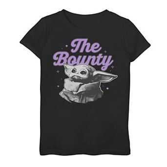 Girls 3-16 Star Wars The Child AKA Baby Yoda Vintage "The Bounty" Tee